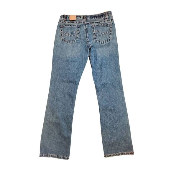 Aeropostale Bayla Skinny Distressed Med Wash Blue Jeans Size 9/10 R - Picture 4 of 13